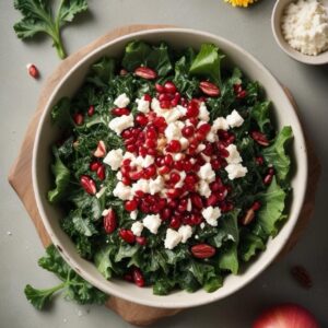 Autumn Bliss Kale Salad - Vegetarian - Easy Daily Kitchen