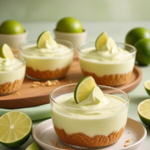 Tropical Key Lime Delight Cups - Vegetarian - Easy Daily Kitchen