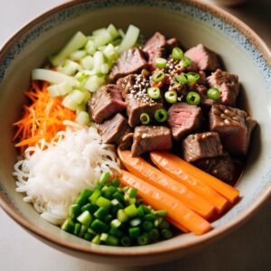 Spicy Korean Beef Rice Bowls - High Protein - Easy Daily Kitchen
