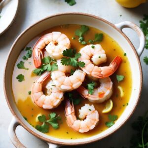 Zesty Garlic Lemon Shrimp - Low Calorie - Easy Daily Kitchen