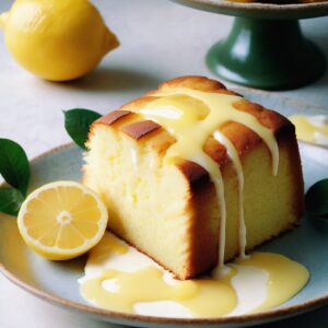 Zesty Lemon Yogurt Delight Cake - Vegetarian - Easy Daily Kitchen