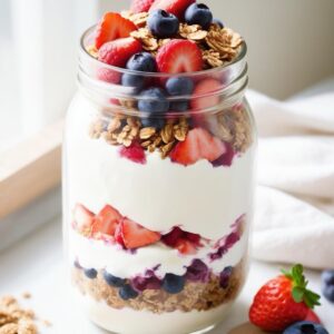 Berry Bliss Yogurt Parfait - Vegetarian - Easy Daily Kitchen
