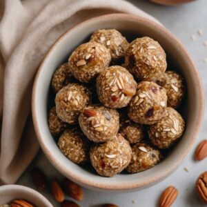 Date and Nut Energizer Bites - Vegan - Easy Daily Kitchen