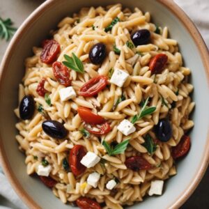 Mediterranean Orzo Delight - Vegetarian - Easy Daily Kitchen