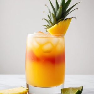 Tropical Spicy Tequila Sunrise - Low Calorie - Easy Daily Kitchen