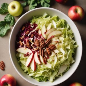Autumn Harvest Cabbage Salad - Vegetarian - Easy Daily Kitchen