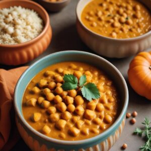 Harvest Pumpkin Chickpea Curry - Vegan - Easy Daily Kitchen