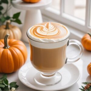 Autumnal Pumpkin Spice Latte - Vegetarian - Easy Daily Kitchen