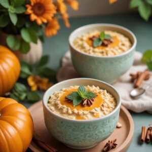 Autumn-Inspired Pumpkin Spice Overnight Oats - Vegetarian - Easy Daily Kitchen