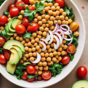 Effortless Chickpea & Avocado Medley - Vegan - Easy Daily Kitchen