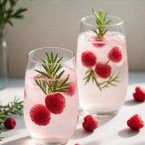 Zesty Raspberry Rosemary Refresher - Vegan - Easy Daily Kitchen