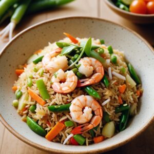 Gourmet Shrimp Fried Rice - Low Fat - Easy Daily Kitchen