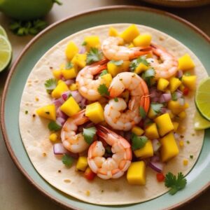 Zesty Shrimp Tacos with Tropical Mango Salsa - Low Calorie - Easy Daily Kitchen