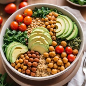 Zesty Chickpea & Avocado Nourishment Bowl - Vegan - Easy Daily Kitchen
