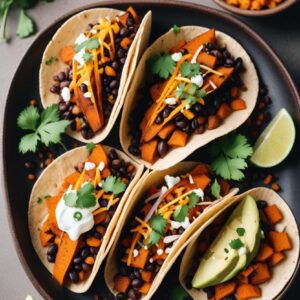 Fiery Autumn Harvest Tacos - Vegetarian - Easy Daily Kitchen