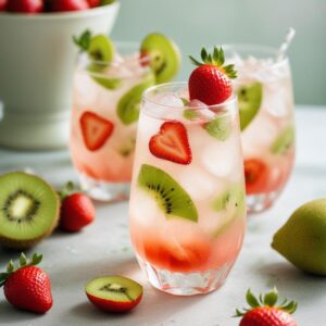 Berry Kiwi Gin Fizz Delight - Halal - Easy Daily Kitchen