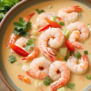 Exotic Thai Coconut Shrimp Delight - Low Lactose - Easy Daily Kitchen