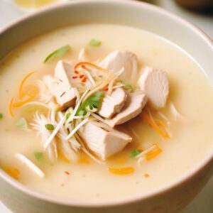 Zesty Thai Lemongrass Chicken Soup - Low Calorie - Easy Daily Kitchen
