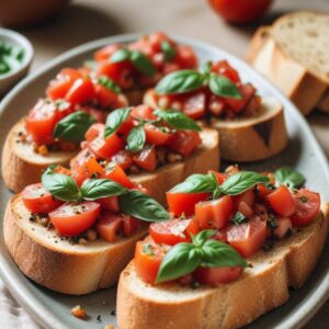Caprese-Style Garlic Toast - Vegetarian - Easy Daily Kitchen