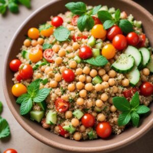 Tangy Quinoa & Chickpea Delight - Vegan - Easy Daily Kitchen