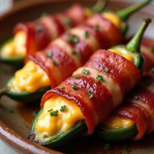 Crispy Bacon-Wrapped Jalapeño Poppers - Gluten Free - Easy Daily Kitchen