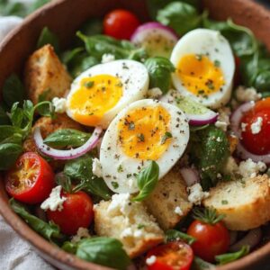 Morning Garden Panzanella - Vegetarian - Easy Daily Kitchen