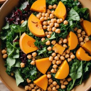 Autumn Harvest Chickpea Salad - Vegan - Easy Daily Kitchen