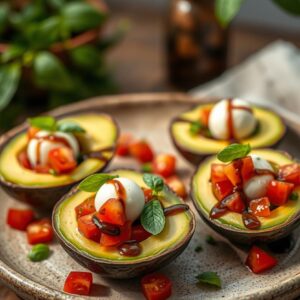 Caprese Avocado Bliss Bowls - Vegetarian - Easy Daily Kitchen