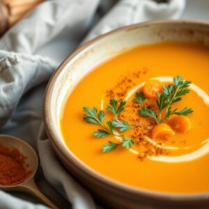Golden Carrot-Ginger Medley Soup - Vegan - Easy Daily Kitchen