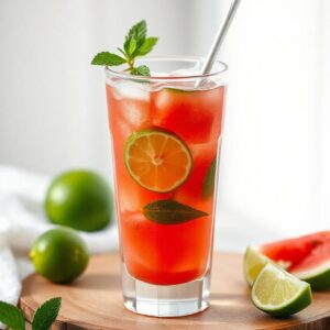 Summer Refreshment Watermelon Agua Fresca with a Zesty Twist - Low Calorie - Easy Daily Kitchen