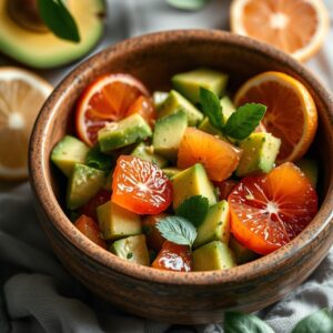 Sunshine Citrus Avocado Delight - Vegan - Easy Daily Kitchen