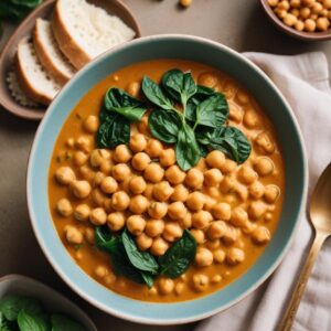 Exotic Coconut Curry Chickpea Stew - Vegan - Easy Daily Kitchen