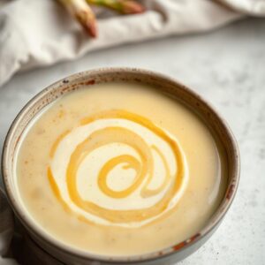 Velvety Spring Asparagus-Leek Soup - Vegetarian - Easy Daily Kitchen