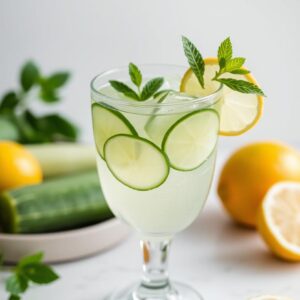 Crisp Cucumber Lime Refresher - Diabetic - Easy Daily Kitchen