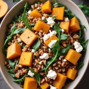 Autumn Harvest Farro Salad - Vegetarian - Easy Daily Kitchen