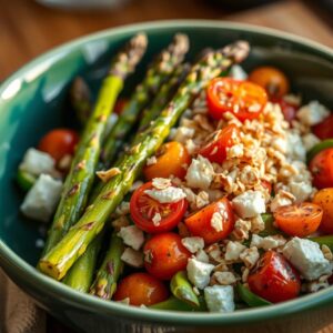 Crisp Asparagus Delight with Zesty Lemon Vinaigrette - Vegetarian - Easy Daily Kitchen