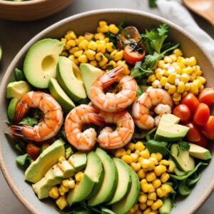 Tropical Grilled Shrimp and Avocado Delight - Low Calorie - Easy Daily Kitchen