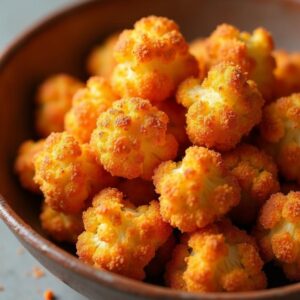 Zesty Harissa Popcorn Cauliflower Bites - Vegetarian - Easy Daily Kitchen