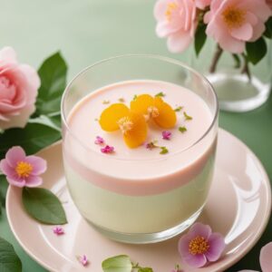 Exquisite Lychee Rose Panna Cotta - Vegetarian - Easy Daily Kitchen
