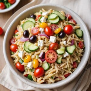 Summer Orzo Medley - Vegetarian - Easy Daily Kitchen