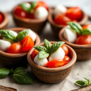 Elegant Caprese Salad Bites - Vegetarian - Easy Daily Kitchen