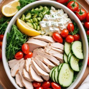 Zesty Lemon Herb Chicken Salad - High Protein - Easy Daily Kitchen