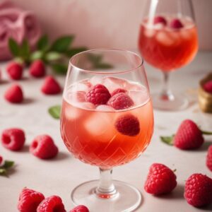Blushing Raspberry Rose Tequila Spritz - Drink - Easy Daily Kitchen