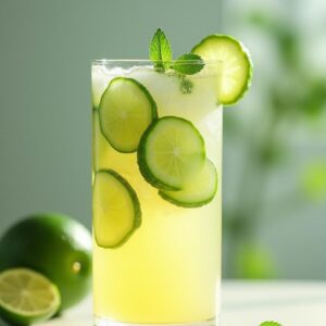 Citrus Cucumber Cool Limeade - Low Calorie - Easy Daily Kitchen