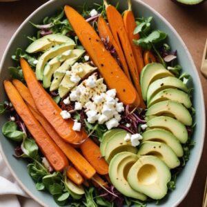 Savory Roasted Carrot and Avocado Delight - Vegetarian - Easy Daily Kitchen