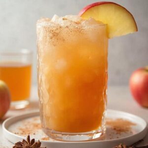 Autumn-Spiced Apple Cider Slushie - Vegan - Easy Daily Kitchen