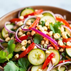 Zesty Thai Cucumber Breeze - Low Calorie - Easy Daily Kitchen