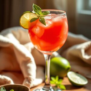 Fiery Watermelon Paradise Margarita - Vegan - Easy Daily Kitchen