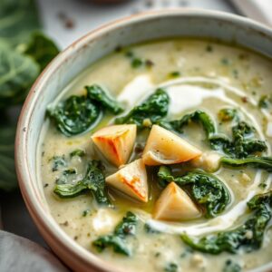 Savory Spinach and Artichoke Bisque - Vegetarian - Easy Daily Kitchen