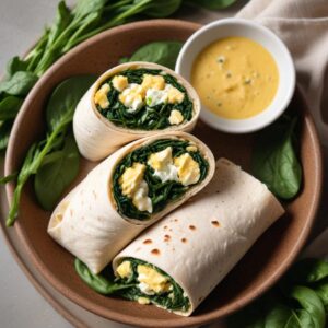 Mediterranean Morning Delight Wrap - Vegetarian - Easy Daily Kitchen
